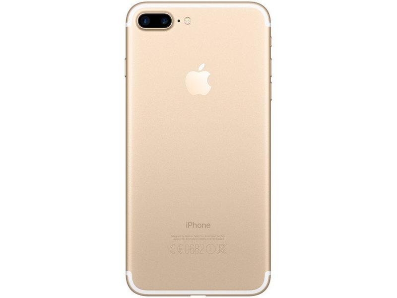 iPhone 7 Plus Apple 128GB Dourado 4G Tela 5.5” - Câm. 12MP +